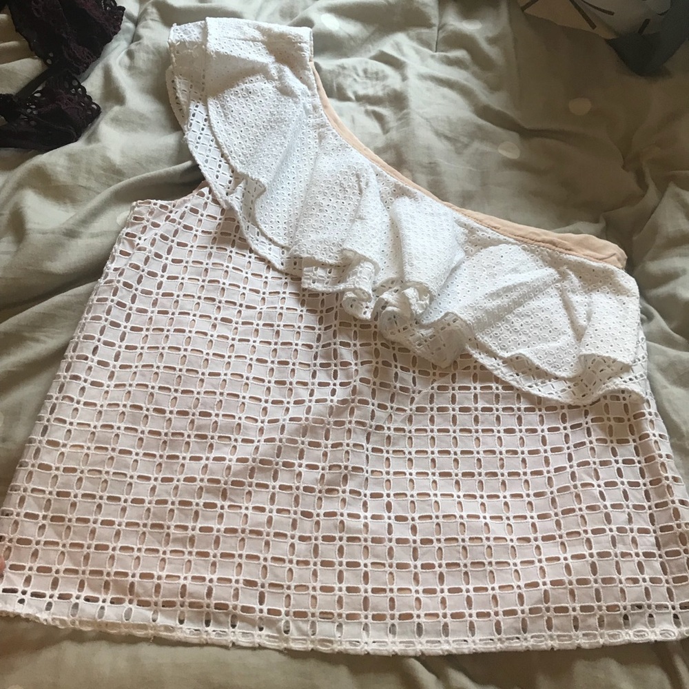 Jcrew One Shoulder Top